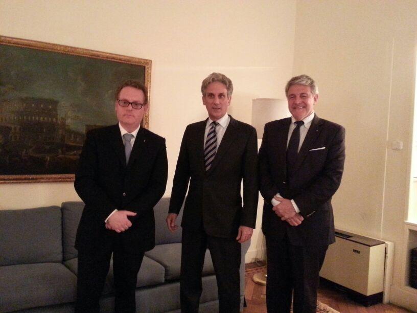 Un momento dell'incontro con l'Ambasciatore italiano a Tunisi